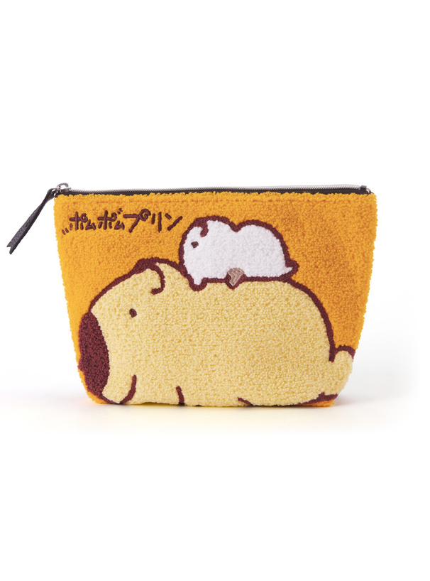 サンリオキャラクターズ　ポムポムプリン＆マフィンサガラポーチ