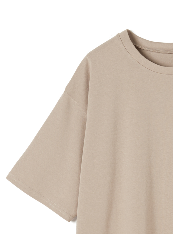 USコットンスリットビッグシルエットTシャツ