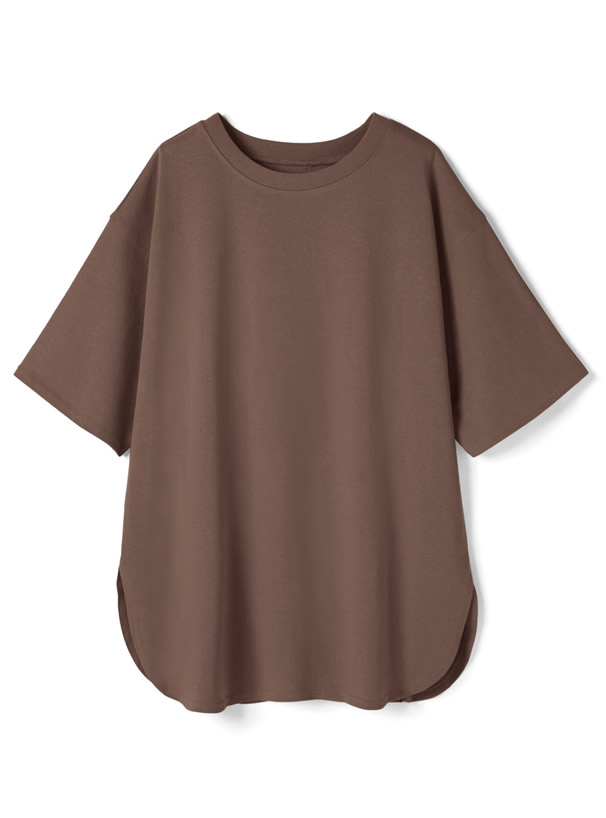 USAコットンヘビーウェイトオーバーサイズサイドスリットTシャツ