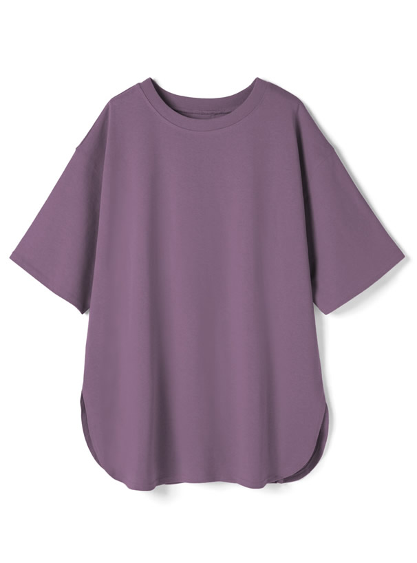 USAコットンヘビーウェイトオーバーサイズサイドスリットTシャツ