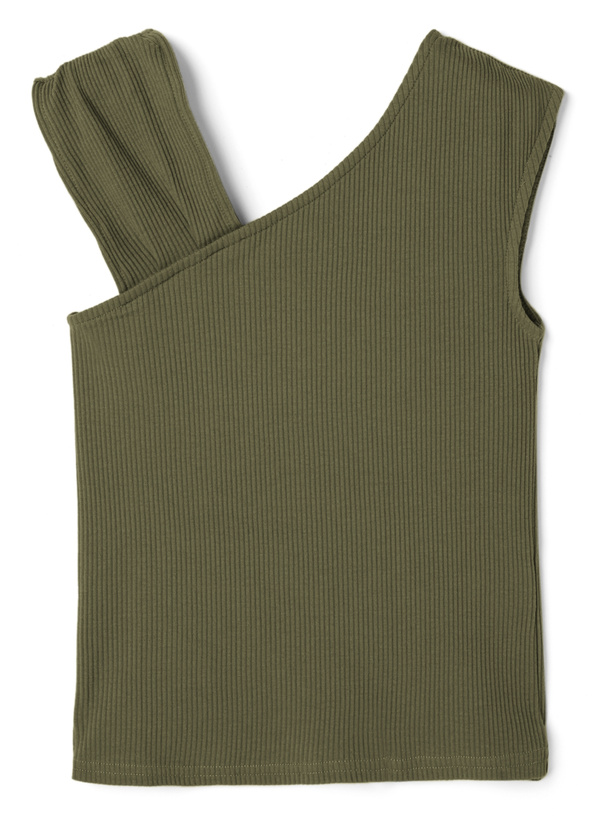 アシメショルダータンクトップ