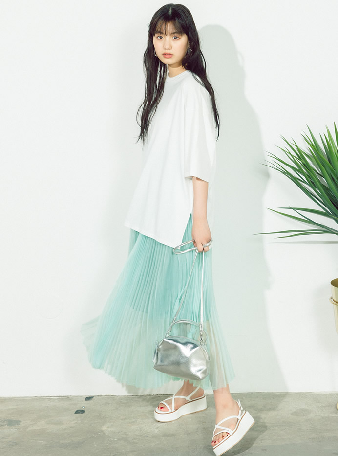 バックフォトプリントTシャツ