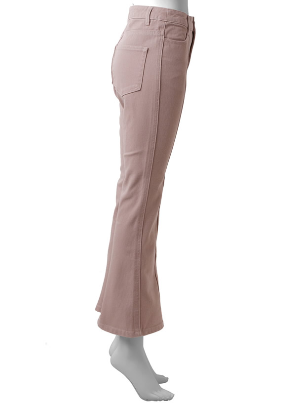 ツイルセンターシームフレアパンツ