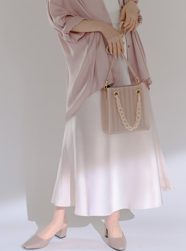 ヴィンテージサテンマーメイドスカート