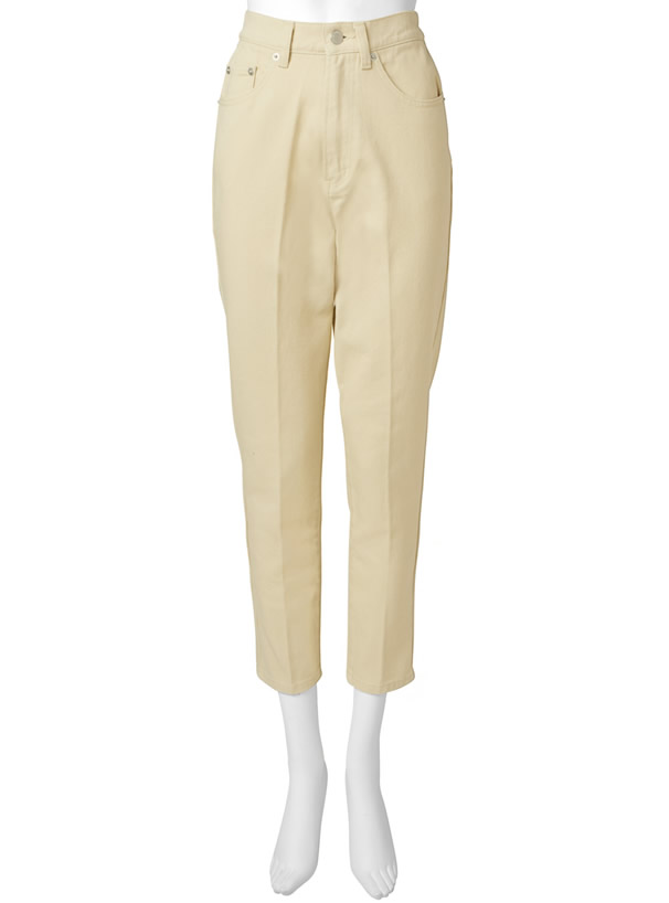 ツイルセンタープレステーパードパンツ