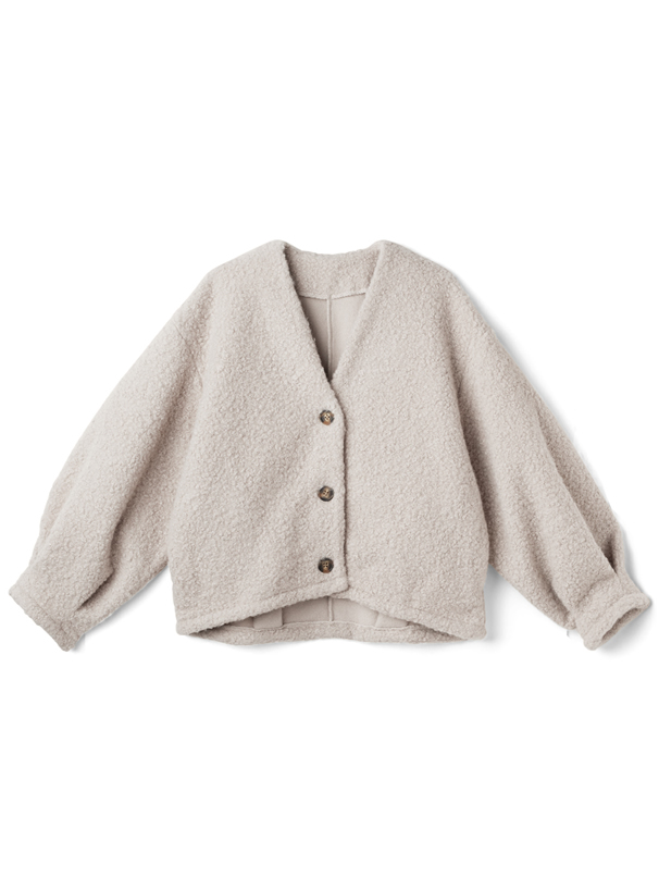 Vネックリングウールコクーンジャケット Fo1655 レディースファッション通販のグレイル Grl 公式