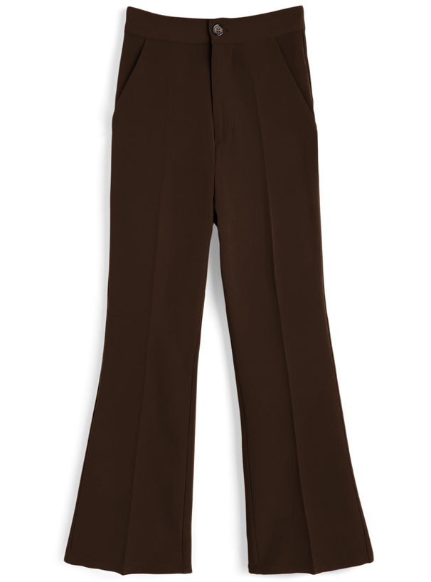 センタープレスフレアパンツ