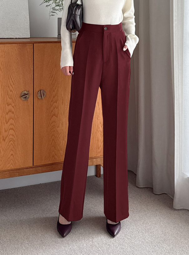 センタープレスフレアパンツ[fo1666] | レディースファッション通販の