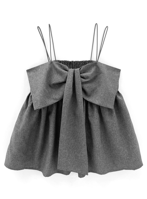 ビックリボンフレアキャミソールトップス