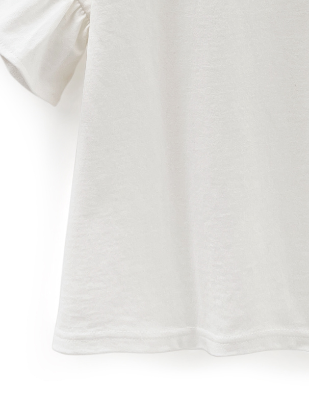 フリルショルダーTシャツ