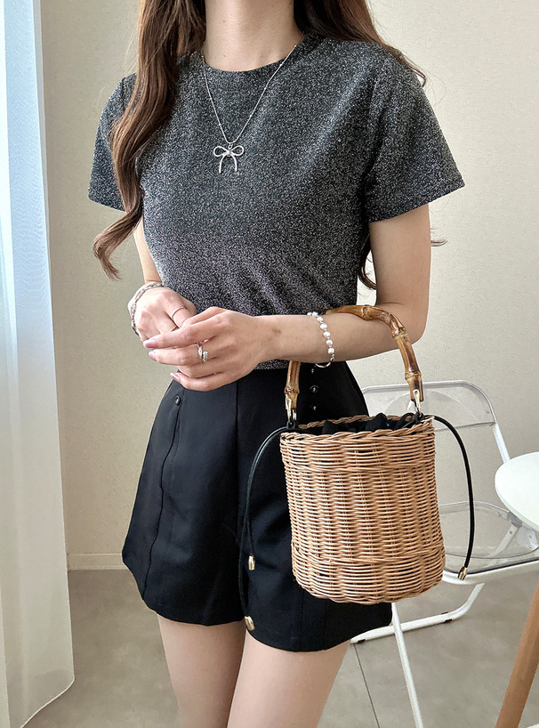 ラメTシャツ