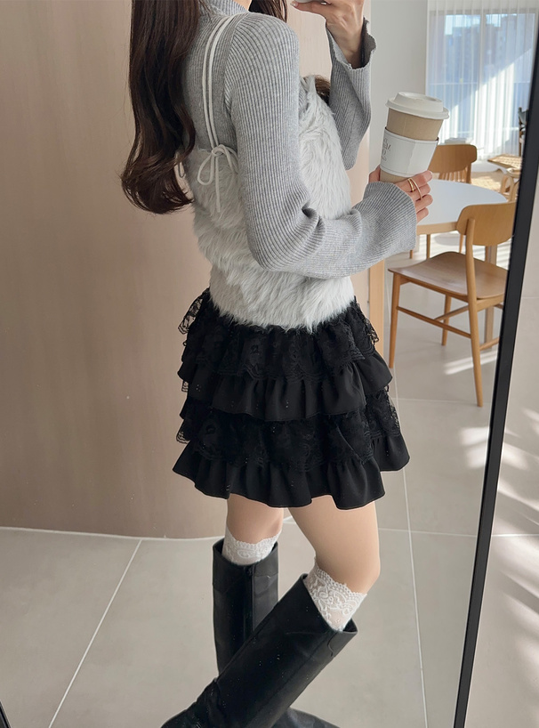 ダブルストラップフェザービスチェ