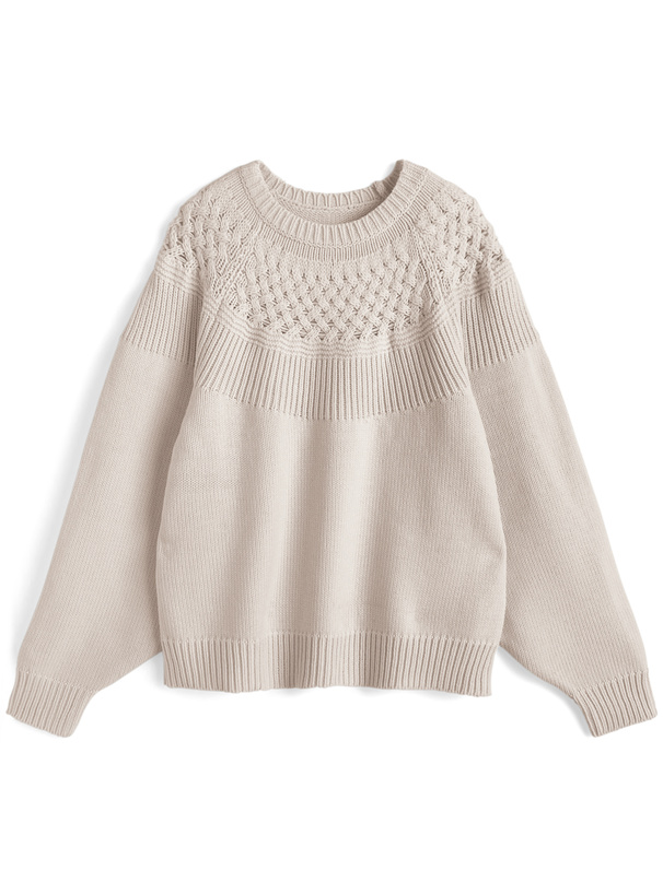 求心編みニットトップス[fo2169] | レディースファッション通販の