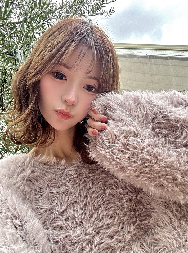 Vネックシャギーニットトップス[fo2174] | レディースファッション通販