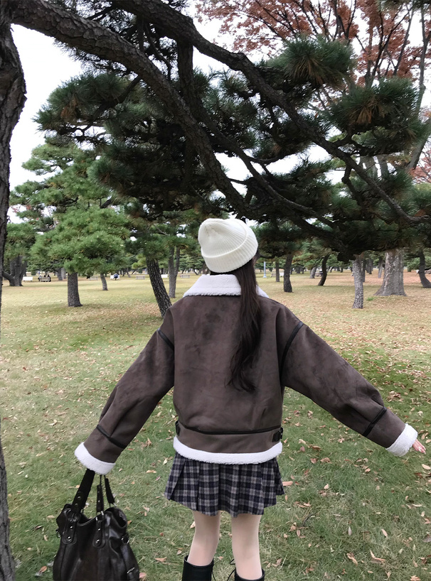 襟2Wayムートンライダースジャケット[fo2181] | レディース