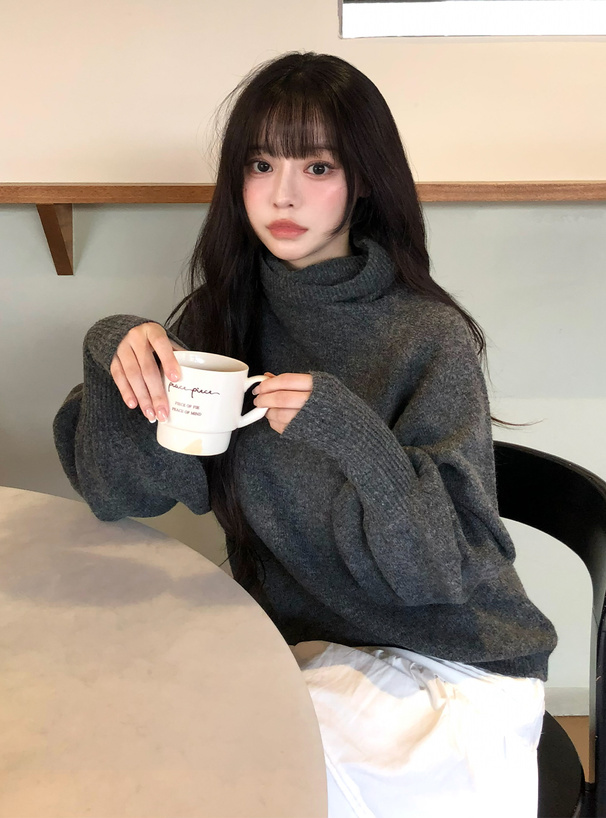 ハイネックニットトップス[fo2186] | レディースファッション通販の