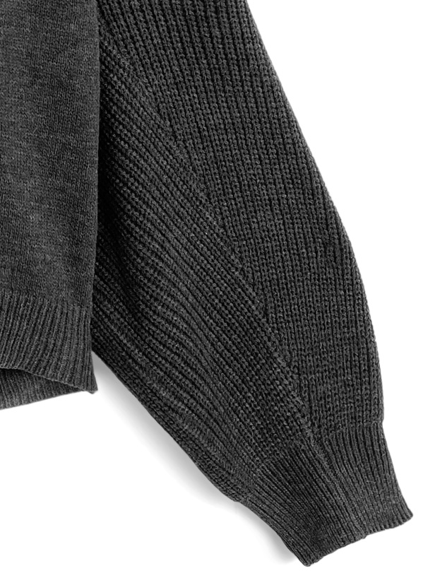 ショルダースリットニットトップス