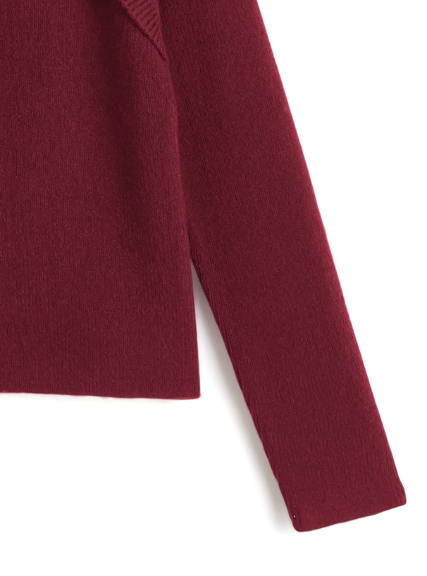 ホルターネックボレロレイヤード風ニットトップス