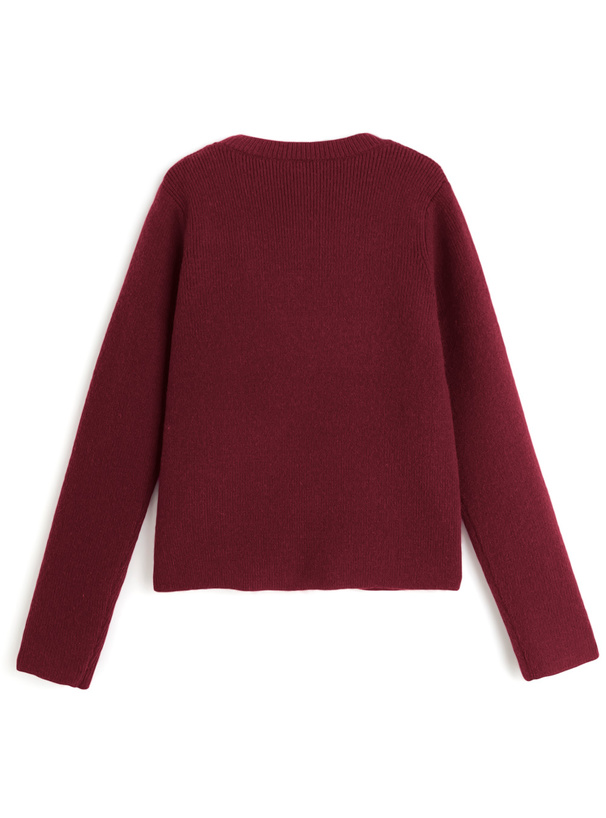 ホルターネックボレロレイヤード風ニットトップス