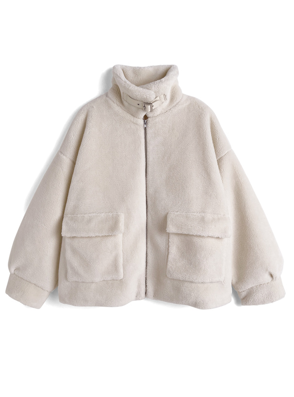 襟2Wayボアジャケット[fo2197] | レディースファッション通販の