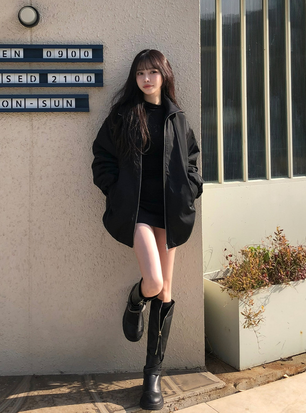 ハイネックダブルジップブルゾン[fo2199] | レディースファッション