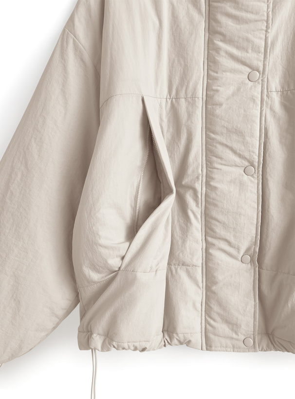 中綿スタンドカラーモンスターコート