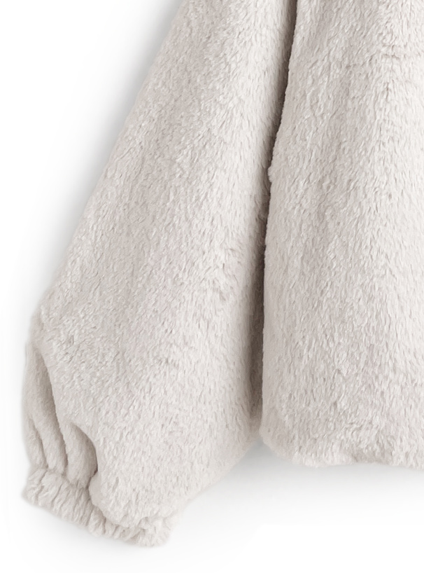 フード付きファーブルゾン