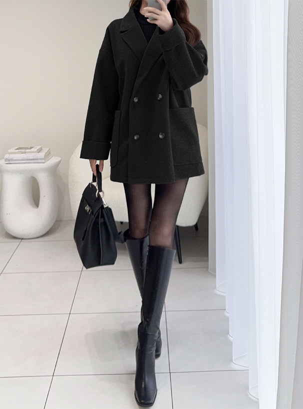 ダブルボタンテーラードコート[fo2208] | レディースファッション通販