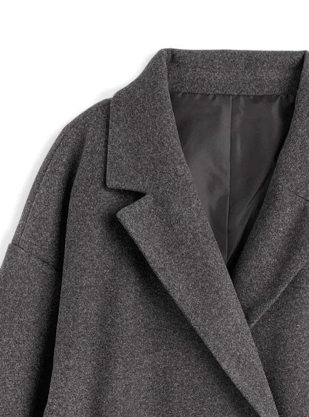 ダブルボタンテーラードコート