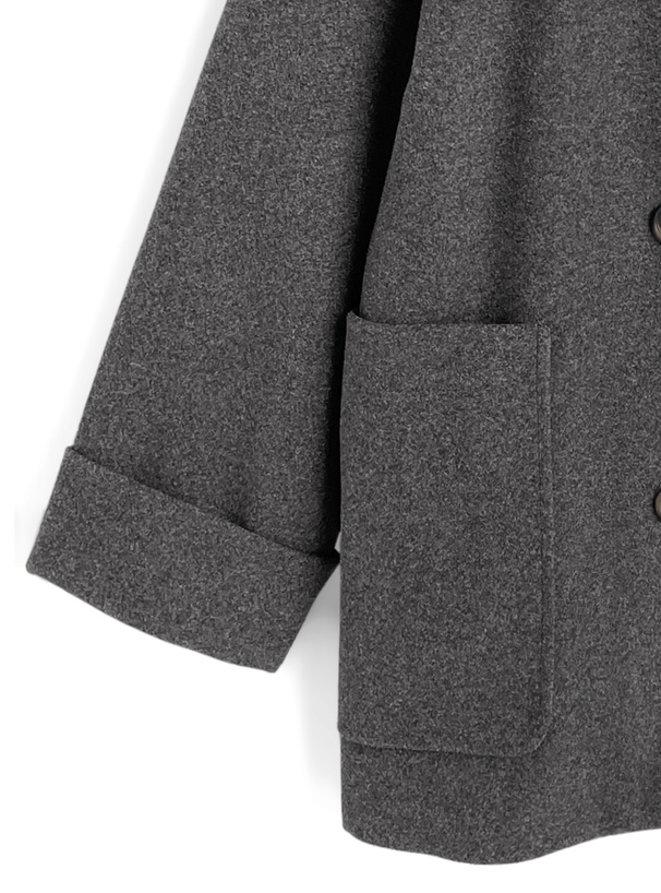 ダブルボタンテーラードコート