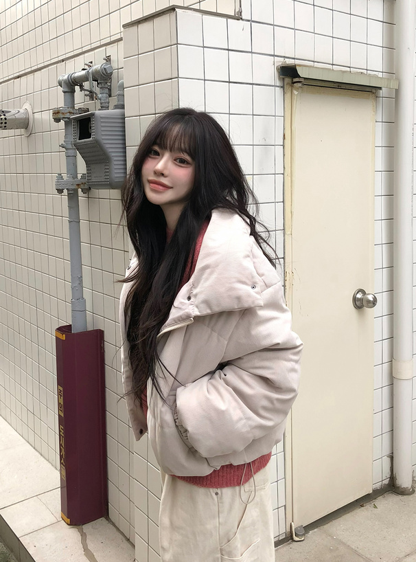 コーデュロイダウンブルゾン