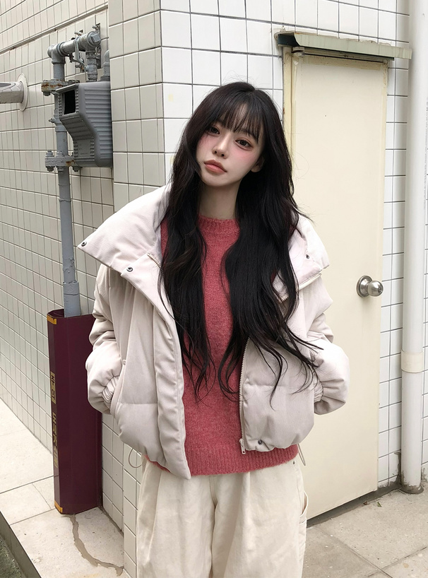 コーデュロイダウンブルゾン