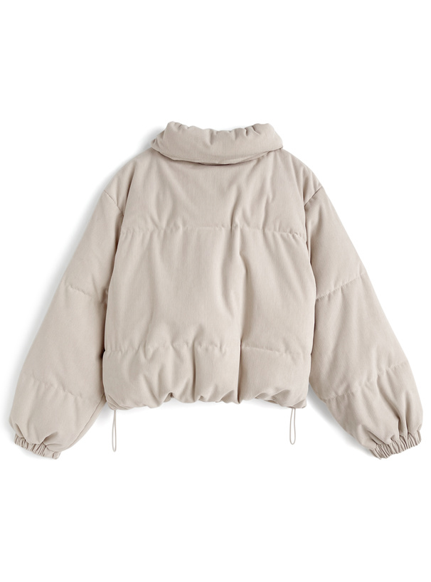 コーデュロイダウンブルゾン