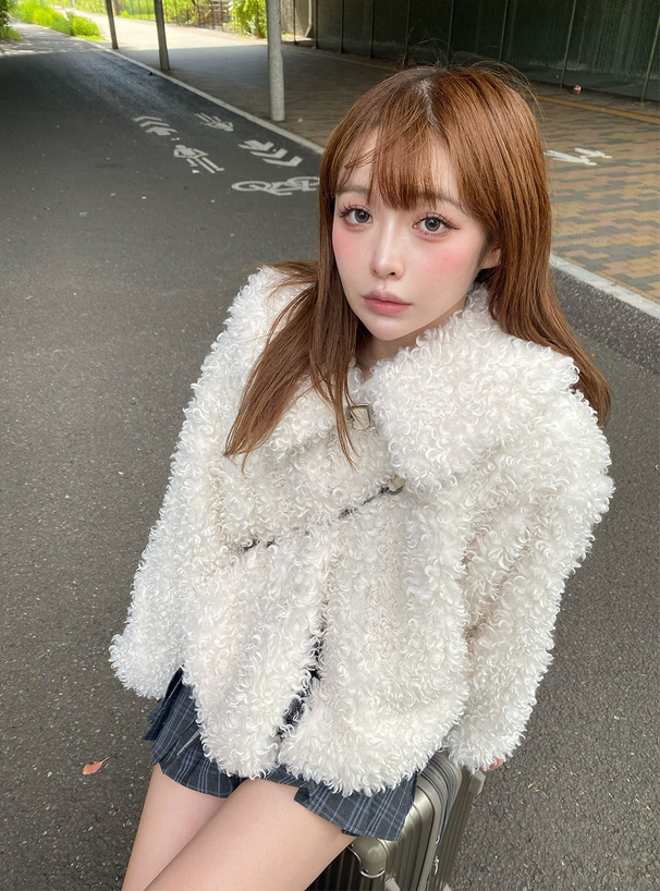 プードルファーブルゾン[fo2213] | レディースファッション通販の