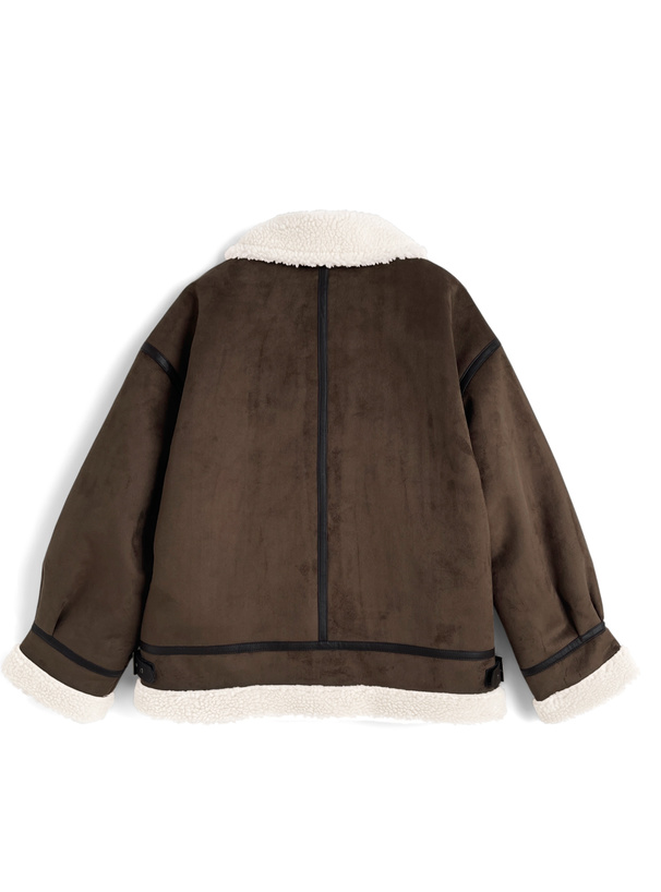 襟2Wayムートンボアジャケット