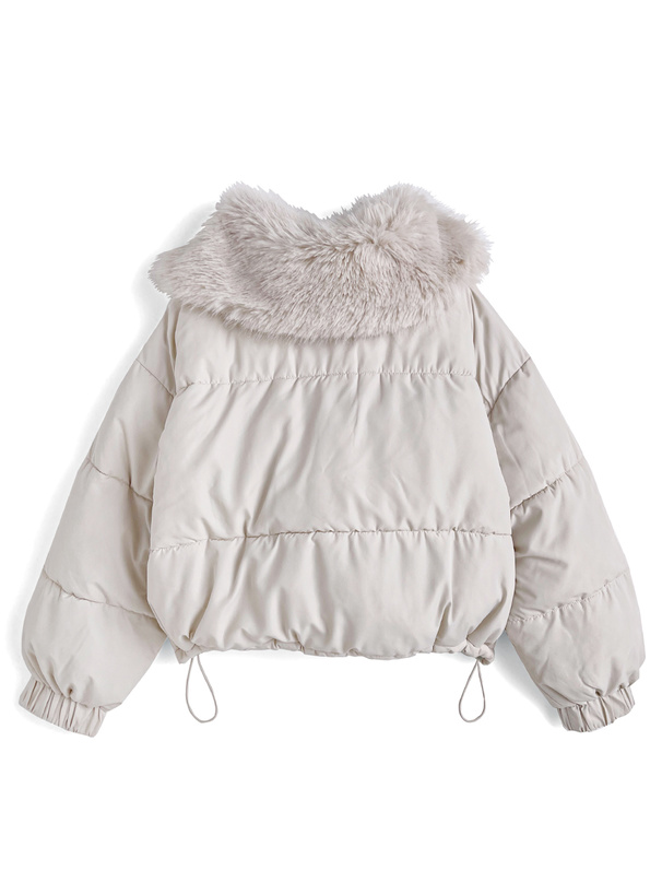 ビッグファーカラーダウンブルゾン[fo2218] | レディースファッション