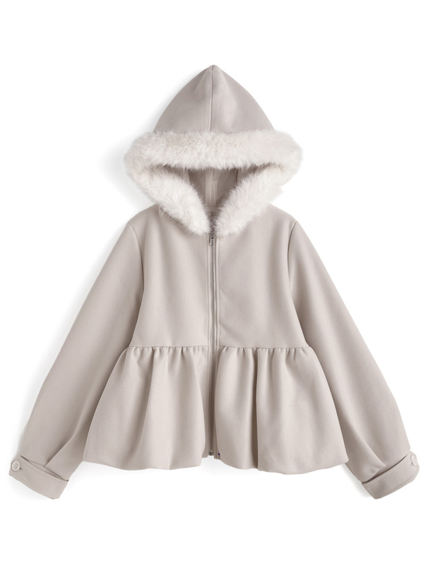 ☆新品未使用☆エコファーマルチブルゾン LIAN｜プードルファーカラーショートブルゾン | Rakuten Fashion