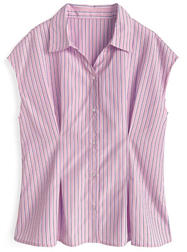 ストライプウエストタックシャツ