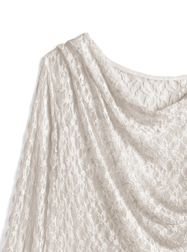 レースワンショルドレープトップス[fo2226] | レディース