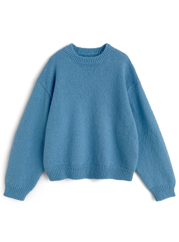 モヘアタッチニットトップス