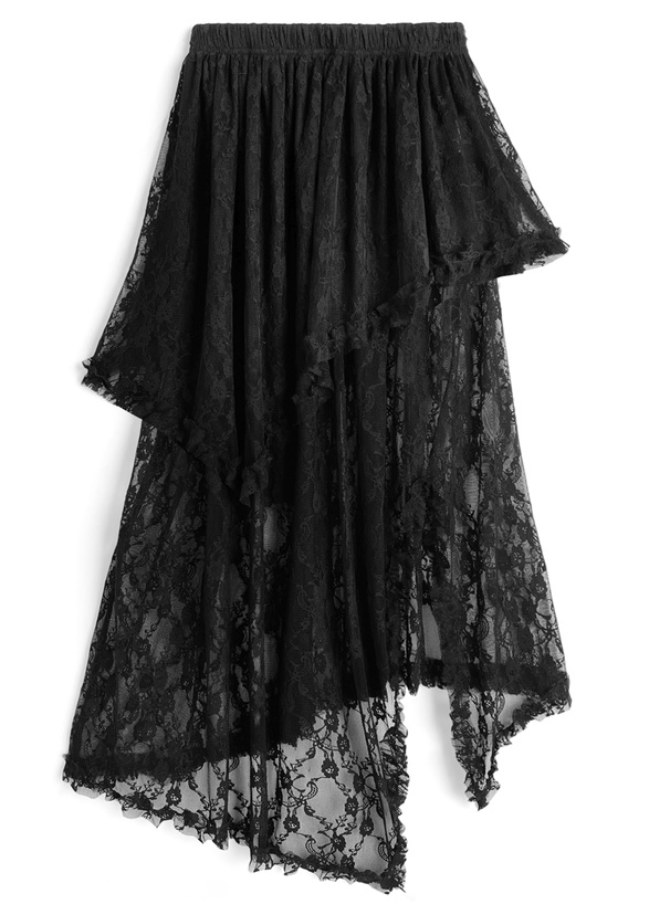 レースフリルイレヘムスカート[fo2233] | レディース