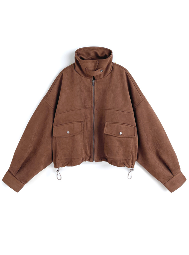 zilli ラムレザー&シルク　ウエストドロー　ブルゾン　48 近年物 zilli ラムレザー&シルク ウエストドロー ブルゾン 48 近年物 世界の