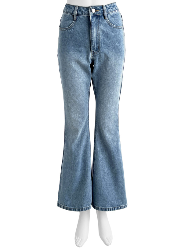 ハイウエストフレアデニムパンツ[fo2243] | レディース