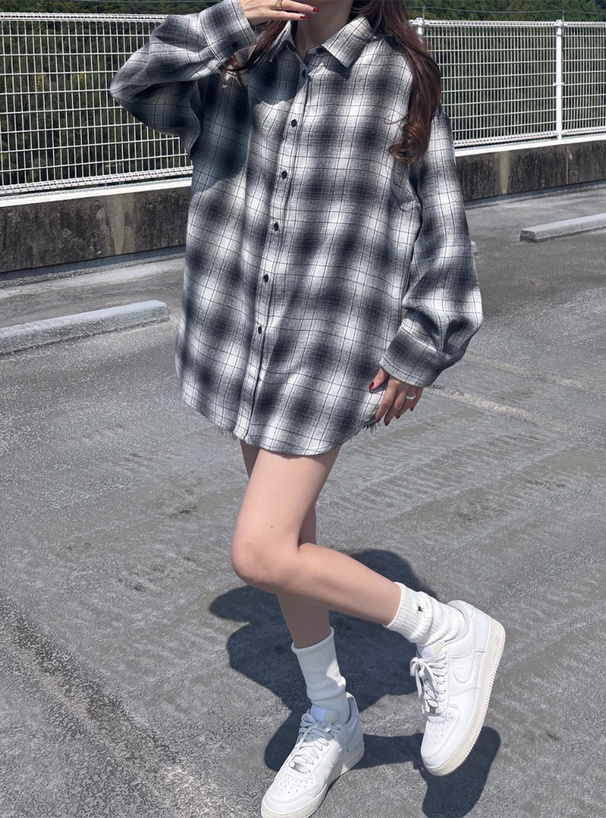 3Wayチェック柄フランネルシャツ[fo2247] | レディースファッション