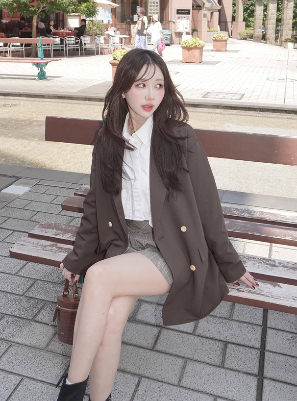 ダブルボタンテーラードジャケット