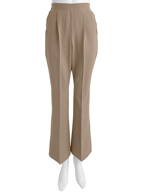 センタープレスフレアパンツ