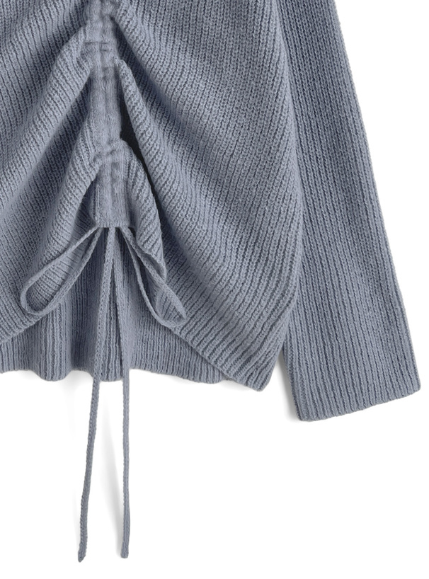 ドロストニットトップス