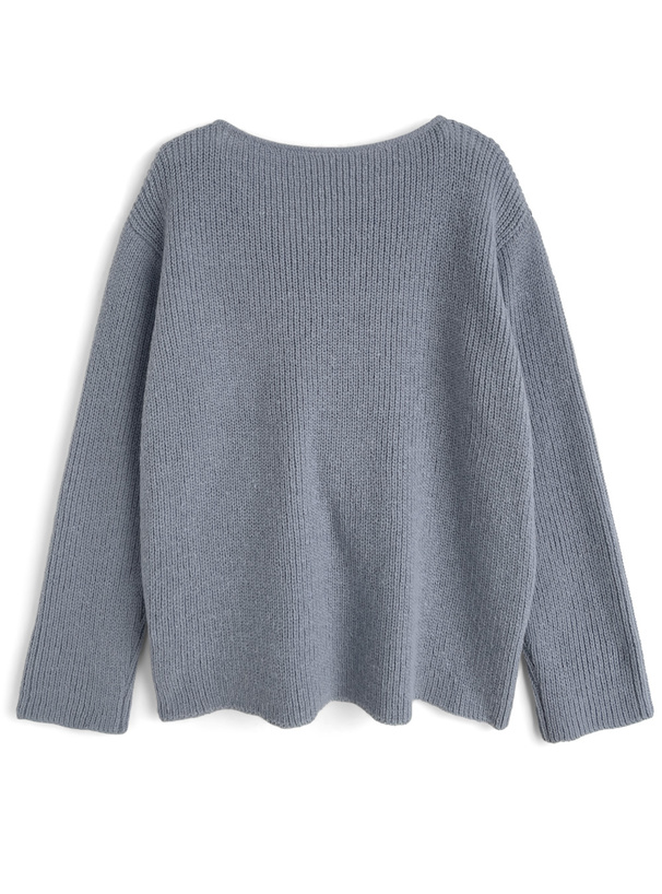 ドロストニットトップス