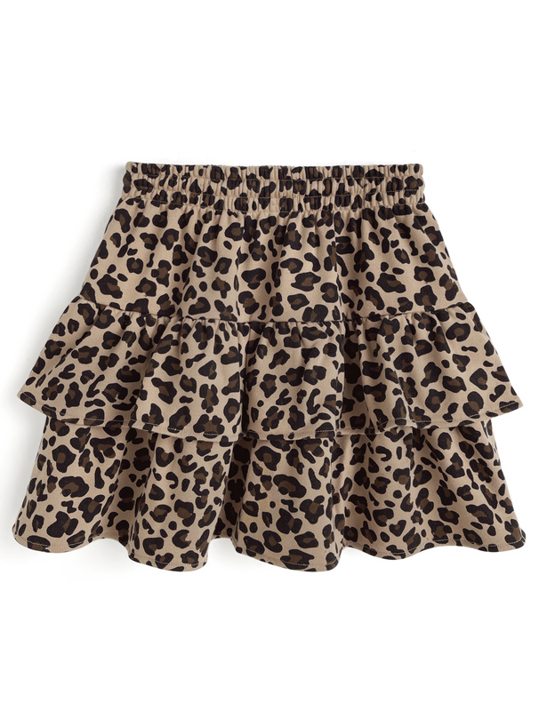 d.i.a レオパード柄ストラップレス チューブトップ ミニスカート d.i.a