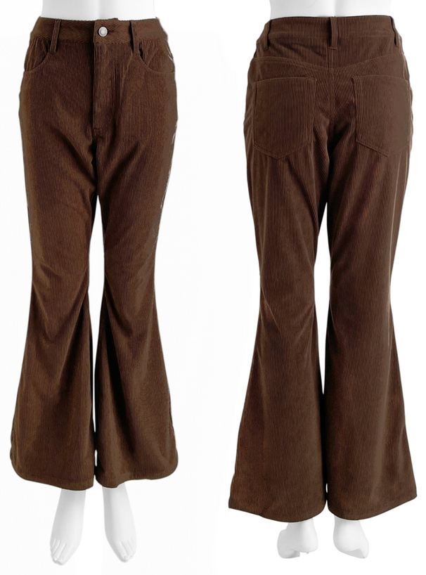 コーデュロイフレアパンツ[fo2270] | レディースファッション通販の